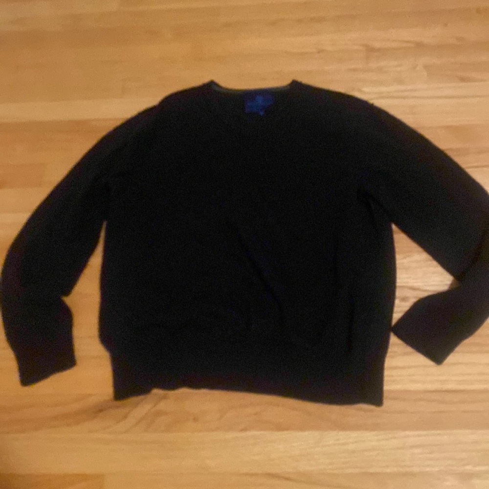 Martin + OSA classic black v-neck sweater